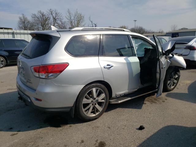 5N1AR2MM1DC659935 - 2013 NISSAN PATHFINDER S ვერცხლისფერი ფოტო 3