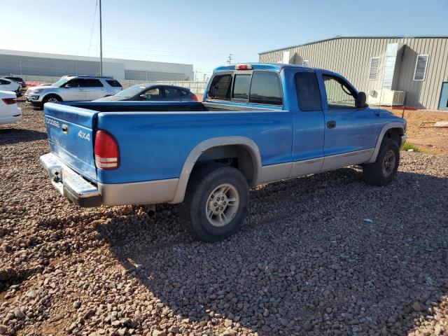 1B7GG22NXYS577827 - 2000 DODGE DAKOTA BLUE photo 3