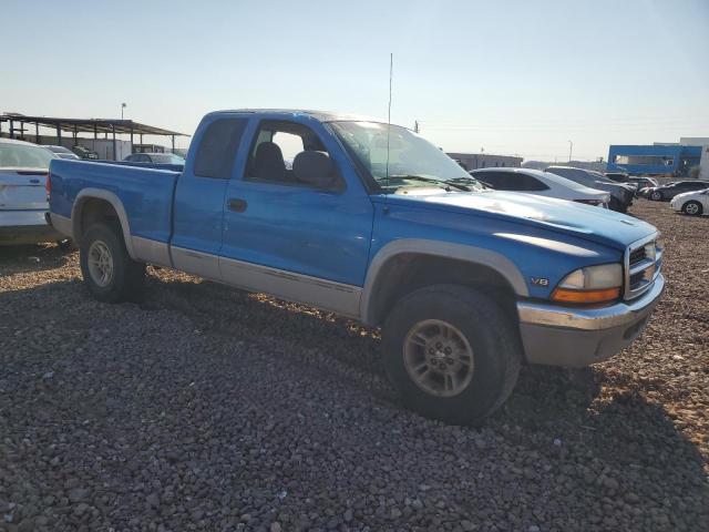 1B7GG22NXYS577827 - 2000 DODGE DAKOTA BLUE photo 4