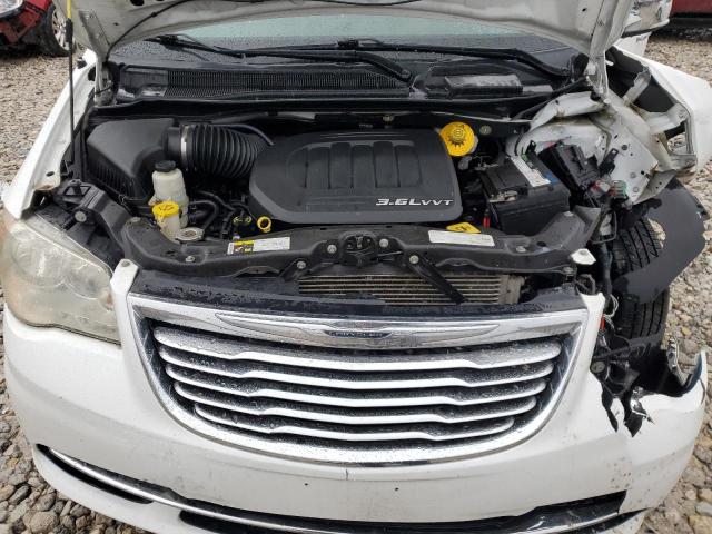 2C4RC1CG4ER133077 - 2014 CHRYSLER TOWN & COU TOURING L WHITE photo 12