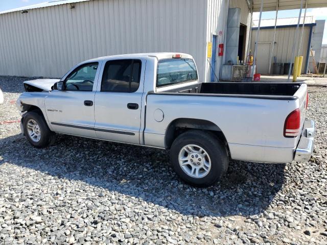 1B7HL2AN21S314755 - 2001 DODGE DAKOTA QUAD SILVER photo 2