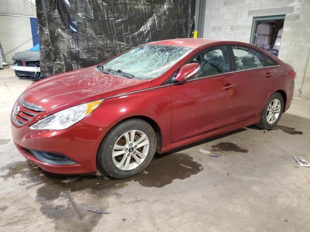 5NPEB4AC3EH813388 - 2014 HYUNDAI SONATA GLS RED photo 1