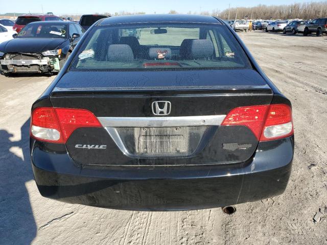 19XFA1F6XBE038306 - 2011 HONDA CIVIC LX-S أسود صورة 6