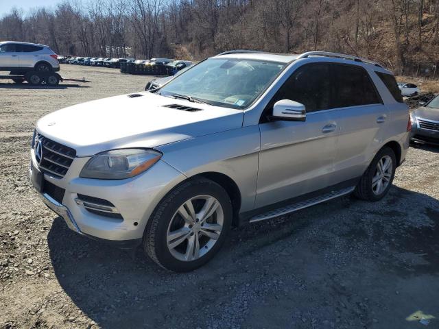 4JGDA5HB2CA031293 - 2012 MERCEDES-BENZ ML 350 4MATIC SILVER photo 1