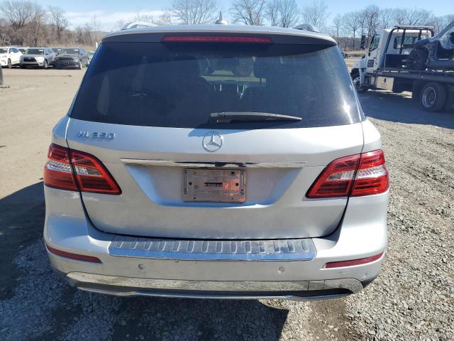 4JGDA5HB2CA031293 - 2012 MERCEDES-BENZ ML 350 4MATIC SILVER photo 6