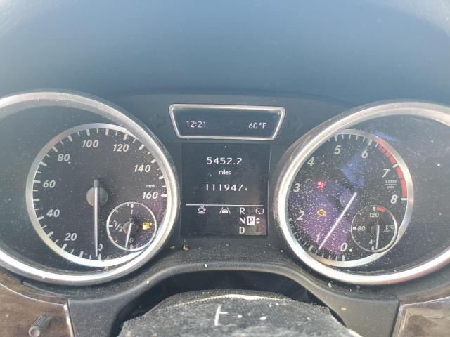 4JGDA5HB2CA031293 - 2012 MERCEDES-BENZ ML 350 4MATIC SILVER photo 9