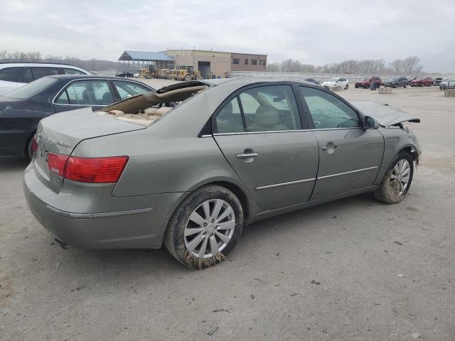 5NPEU46F69H531782 - 2009 HYUNDAI SONATA SE GREEN photo 3