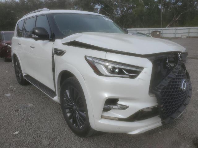 JN8AZ2AF1M9720941 - 2021 INFINITI QX80 LUXE WHITE photo 4