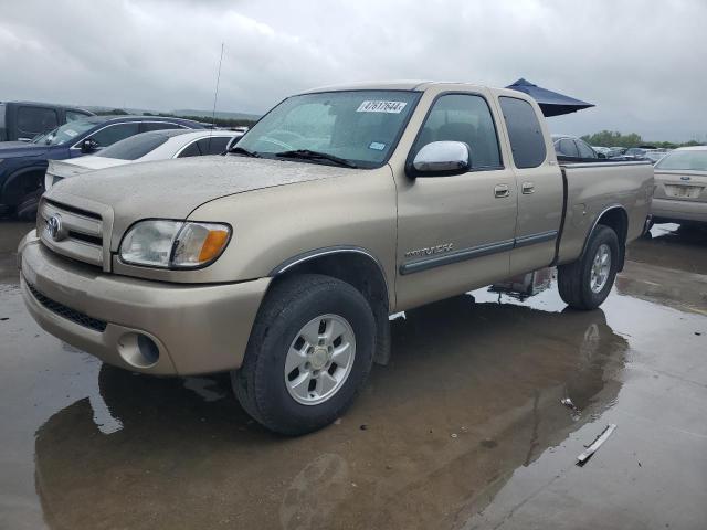 5TBRN34144S449139 - 2004 TOYOTA TUNDRA ACCESS CAB SR5 GOLD photo 1