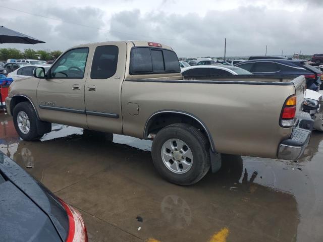 5TBRN34144S449139 - 2004 TOYOTA TUNDRA ACCESS CAB SR5 GOLD photo 2