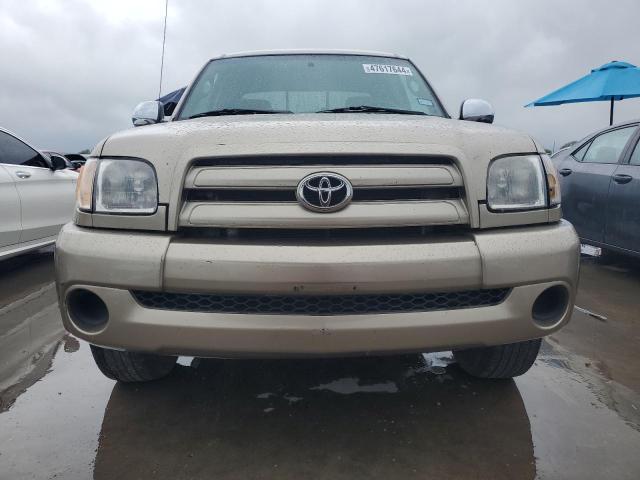 5TBRN34144S449139 - 2004 TOYOTA TUNDRA ACCESS CAB SR5 GOLD photo 5
