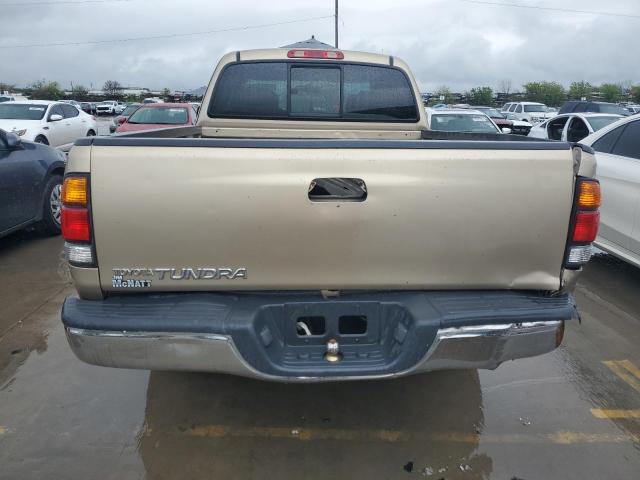 5TBRN34144S449139 - 2004 TOYOTA TUNDRA ACCESS CAB SR5 GOLD photo 6