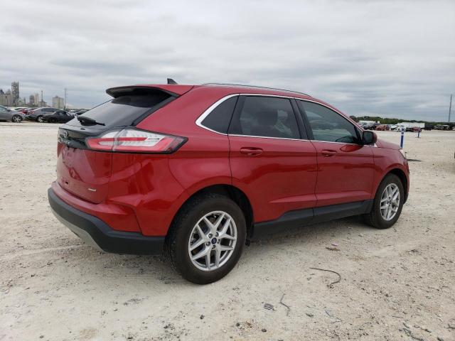 2FMPK4J98NBA96233 - 2022 FORD EDGE SEL RED photo 3