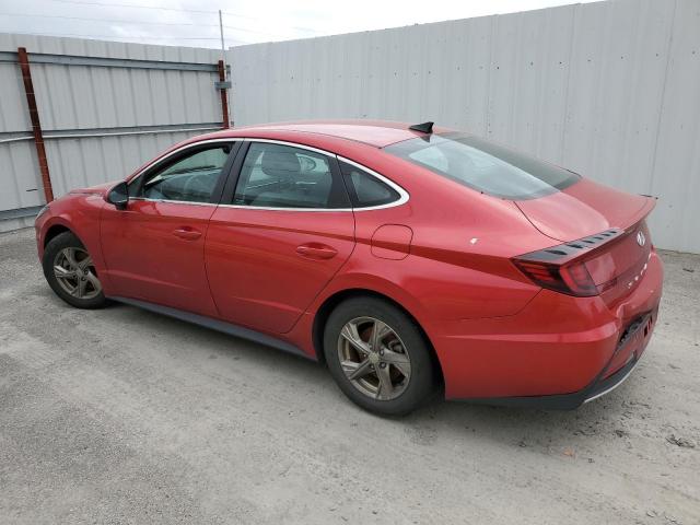 5NPEG4JA9MH114636 - 2021 HYUNDAI SONATA SE RED photo 2