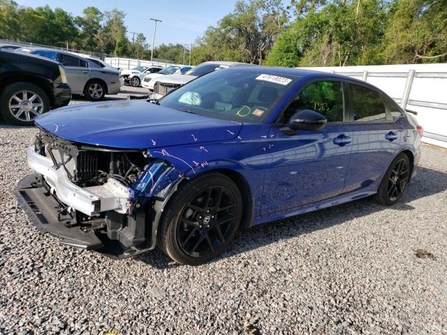 2HGFE2F57NH569815 - 2022 HONDA CIVIC SPORT 蓝色 照片 1