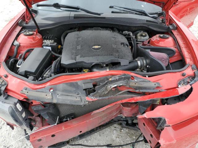 2G1FG1E30E9281981 - 2014 CHEVROLET CAMARO LT RED photo 11