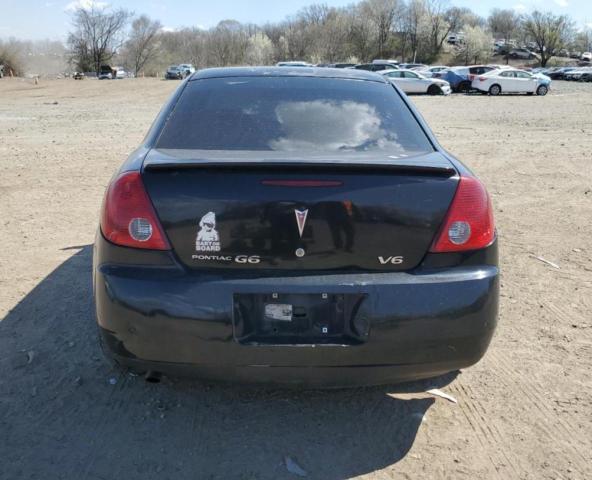 1G2ZG558364203338 - 2006 PONTIAC G6 SE1 BLACK photo 6