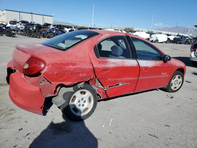 1P3ES46C3YD583905 - 2000 PLYMOUTH NEON BASE RED photo 3