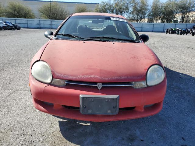 1P3ES46C3YD583905 - 2000 PLYMOUTH NEON BASE 红色 照片 5