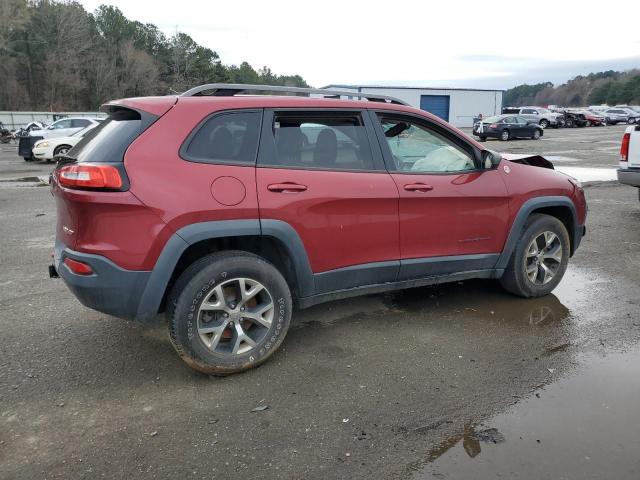1C4PJMBS0FW522229 - 2015 JEEP CHEROKEE TRAILHAWK RED photo 3