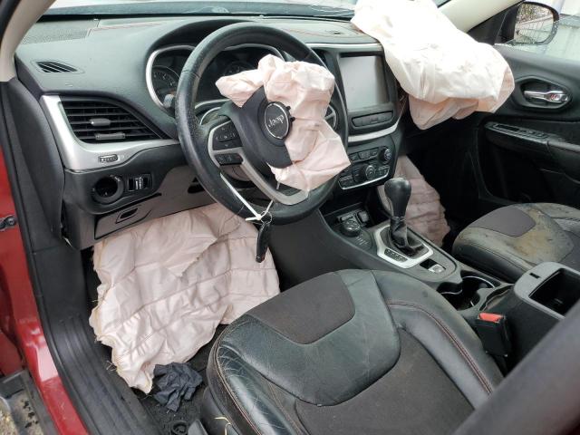 1C4PJMBS0FW522229 - 2015 JEEP CHEROKEE TRAILHAWK RED photo 8