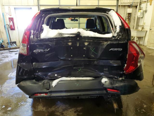 2HKRM4H70DH631554 - 2013 HONDA CR-V EXL BLACK photo 6