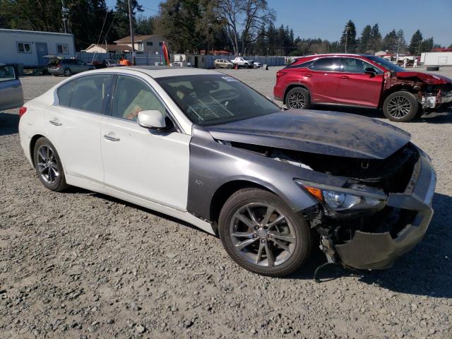 JN1AV7AR4EM702773 - 2014 INFINITI Q50 HYBRID PREMIUM WHITE photo 4