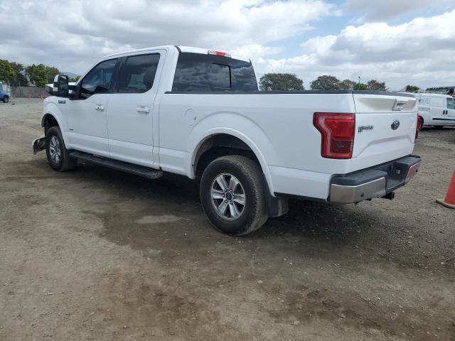 1FTFW1EG3HKD12849 - 2017 FORD F150 SUPERCREW WHITE photo 2