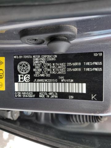 JTJBARBZ4K2201510 - 2019 LEXUS NX 300 BASE Boz foto 13