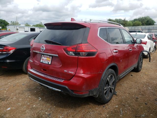 JN8AT2MV1HW279940 - 2017 NISSAN ROGUE S RED photo 4