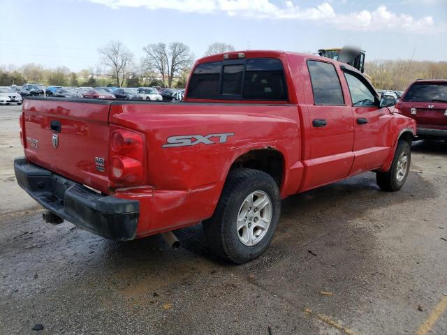 1D7HW28P17S209749 - 2007 DODGE DAKOTA QUAD RED photo 3