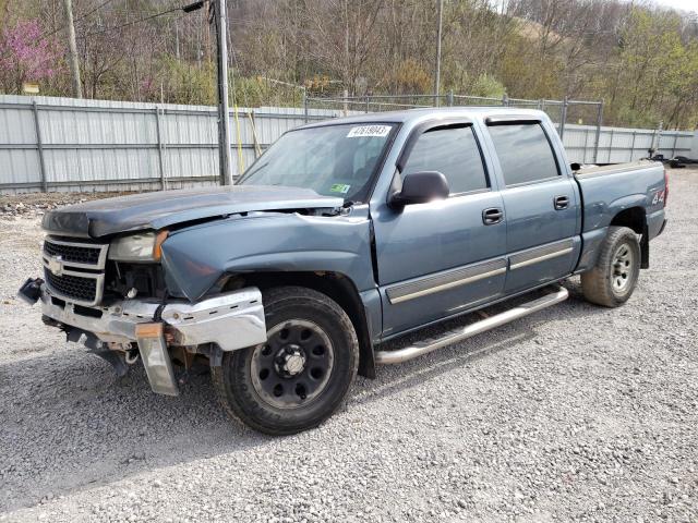 2GCEK13V371107720 - 2007 CHEVROLET SILVERADO K1500 CLASSIC CREW CAB BLUE photo 1