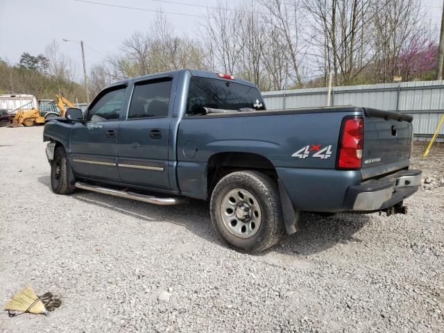 2GCEK13V371107720 - 2007 CHEVROLET SILVERADO K1500 CLASSIC CREW CAB BLUE photo 2