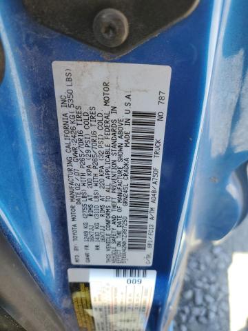 5TEUU42NX7Z397250 - 2007 TOYOTA TACOMA ACCESS CAB ლურჯი ფოტო 12