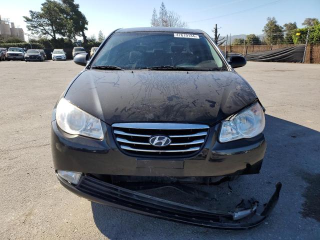 KMHDU4AD9AU962978 - 2010 HYUNDAI ELANTRA BLUE BLACK photo 5