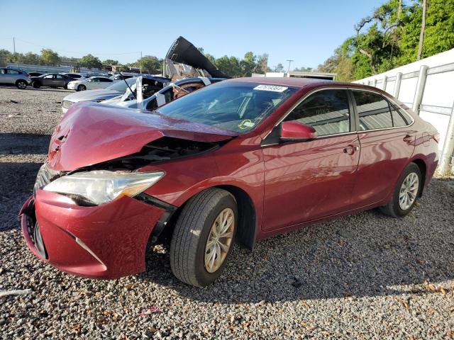 4T1BF1FK6FU890992 - 2015 TOYOTA CAMRY LE RED photo 1