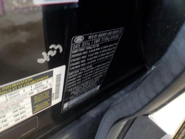 SALGV2TF9EA184540 - 2014 LAND ROVER RANGE ROVE AUTOBIOGRAPHY BLACK photo 13