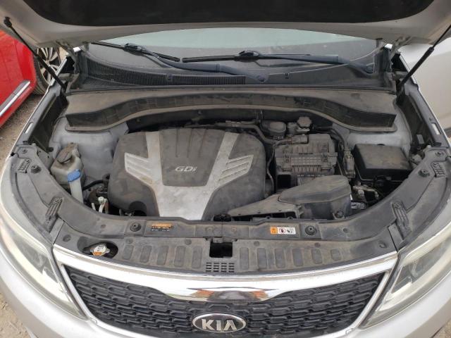 5XYKT4A72FG621648 - 2015 KIA SORENTO LX SILVER photo 12