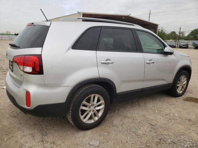 5XYKT4A72FG621648 - 2015 KIA SORENTO LX SILVER photo 3