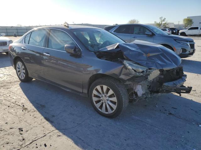 1HGCR2F81DA279326 - 2013 HONDA ACCORD EXL GRAY photo 4