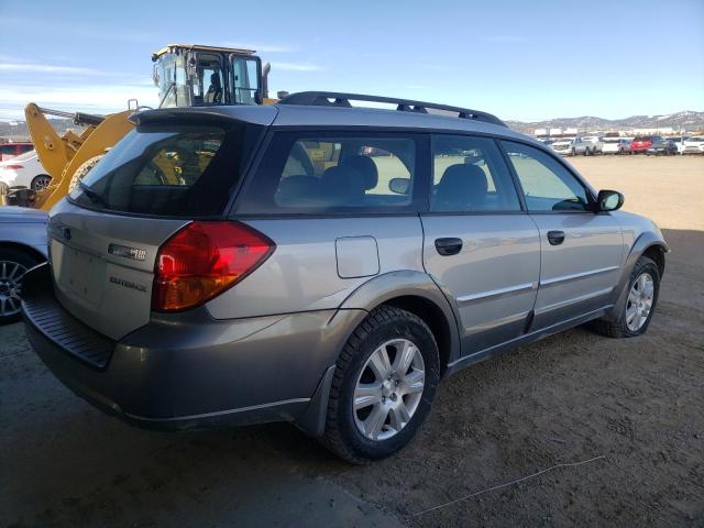 4S4BP61C957359907 - 2005 SUBARU LEGACY OUTBACK 2.5I SILVER photo 3