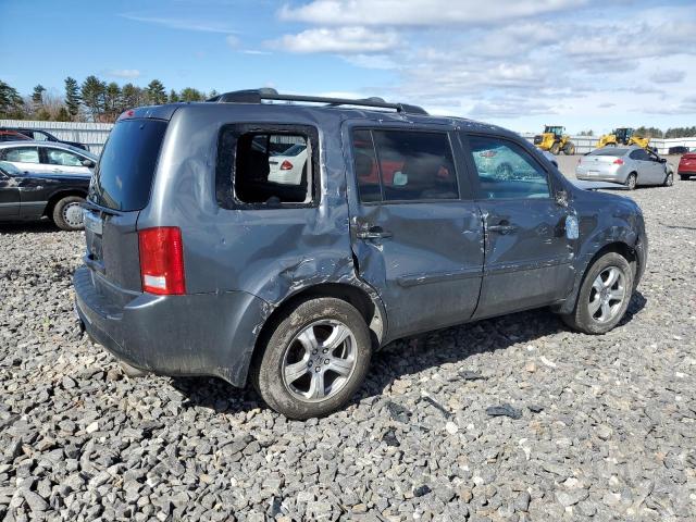 5FNYF4H55CB008304 - 2012 HONDA PILOT EXL GRAY photo 3