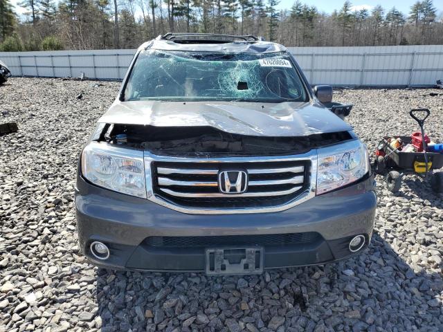 5FNYF4H55CB008304 - 2012 HONDA PILOT EXL GRAY photo 5