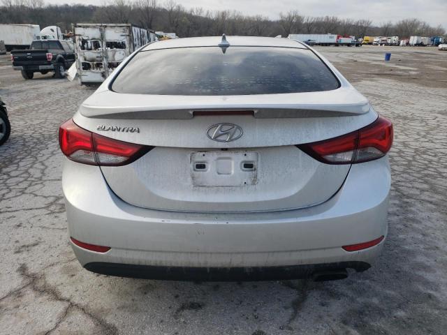 KMHDH4AH5FU372985 - 2015 HYUNDAI ELANTRA SE SILVER photo 6