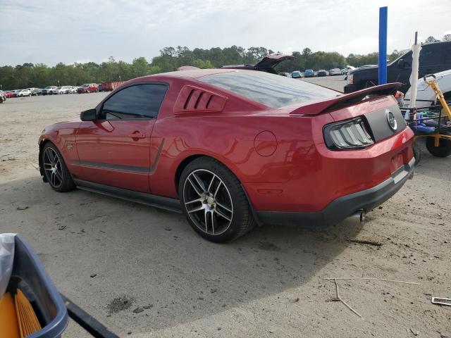 1ZVBP8CH8A5147401 - 2010 FORD MUSTANG GT RED photo 2