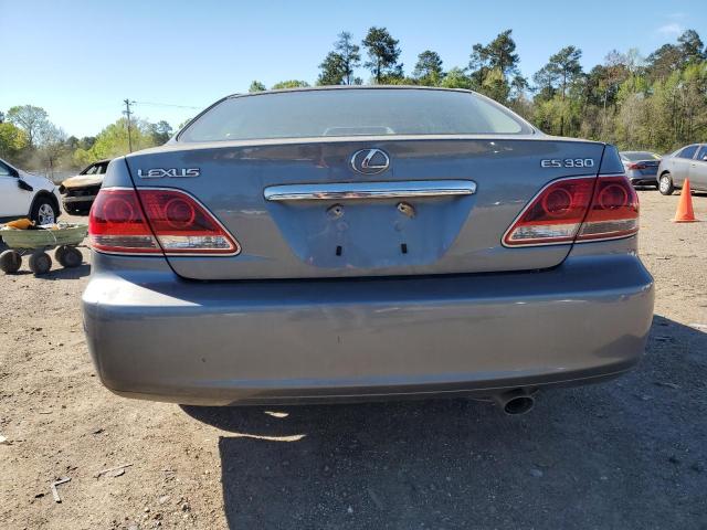 JTHBA30GX55123947 - 2005 LEXUS ES 330 BLUE photo 6