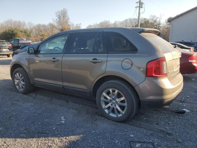 2FMDK4JC1DBE09779 - 2013 FORD EDGE SEL GRAY photo 2