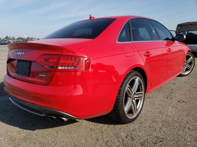 WAUKGAFL6AA173199 - 2010 AUDI S4 PRESTIGE RED photo 3