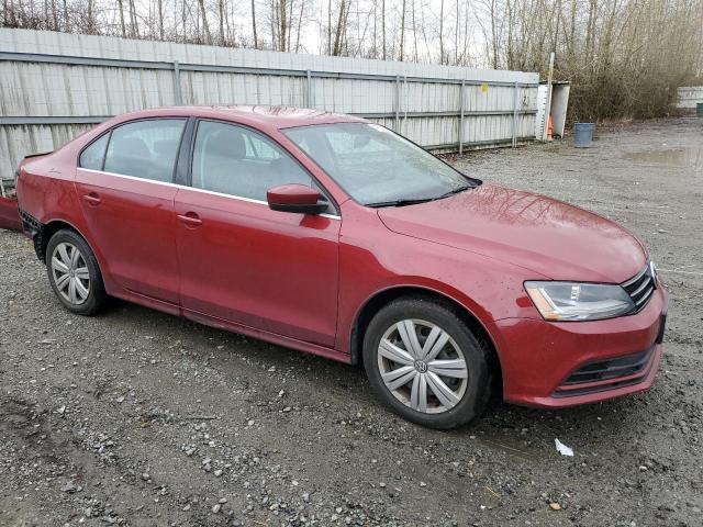 3VW2B7AJ9HM280364 - 2017 VOLKSWAGEN JETTA S RED photo 4