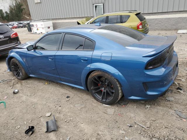 2C3CDXL96LH132575 - 2020 DODGE CHARGER SRT HELLCAT BLUE photo 2